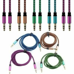 Cable auxiliar 3,5mm a 3,5mm send+ colores