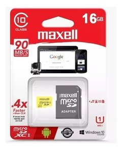 Memoria Micro SD 16 GB MAXELL CLASE 10