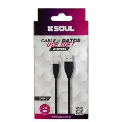 CABLE DE DATOS USB SOFT TIPO C SOUL - comprar online