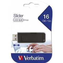 Pendrive VERBATIM 16GB Slider 2.0