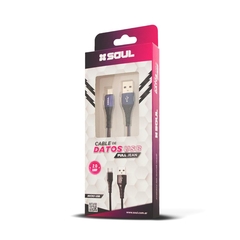 Cable de Datos USB TIPO C SOUL FULL JEAN - Accesorios para Celular Tutti Frutti 