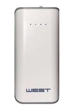 Power Bank WEST - 5000 mha - Cargador Portatil con Linterna