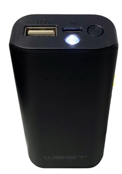 Power Bank WEST - 5000 mha - Cargador Portatil con Linterna - comprar online