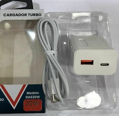 CARGADOR USB TIPO C A TIPO C - Accesorios para Celular Tutti Frutti 