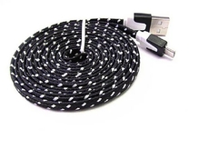 CABLE MICRO USB PLANO TELA 1.5MTS