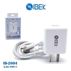 CARGADOR USB C IBEK IB-2604 - comprar online