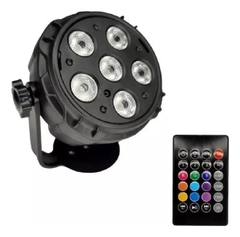 Luz protón 6 LED RGB AUDIORITMO