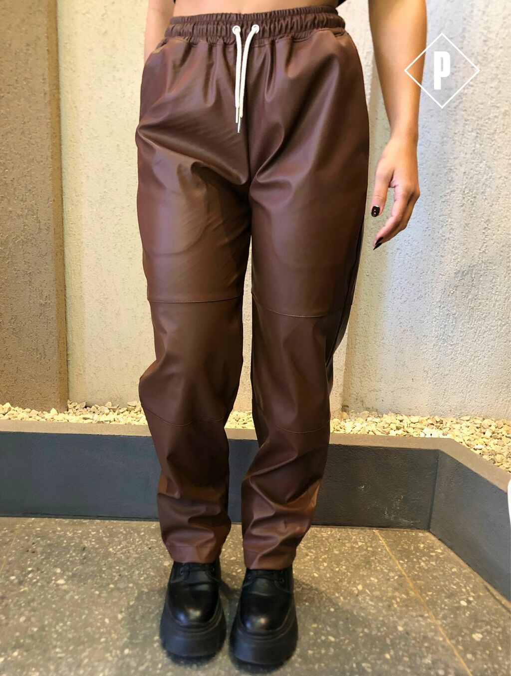 Pantalon simil cuero Zeppeling Piel de Iguana