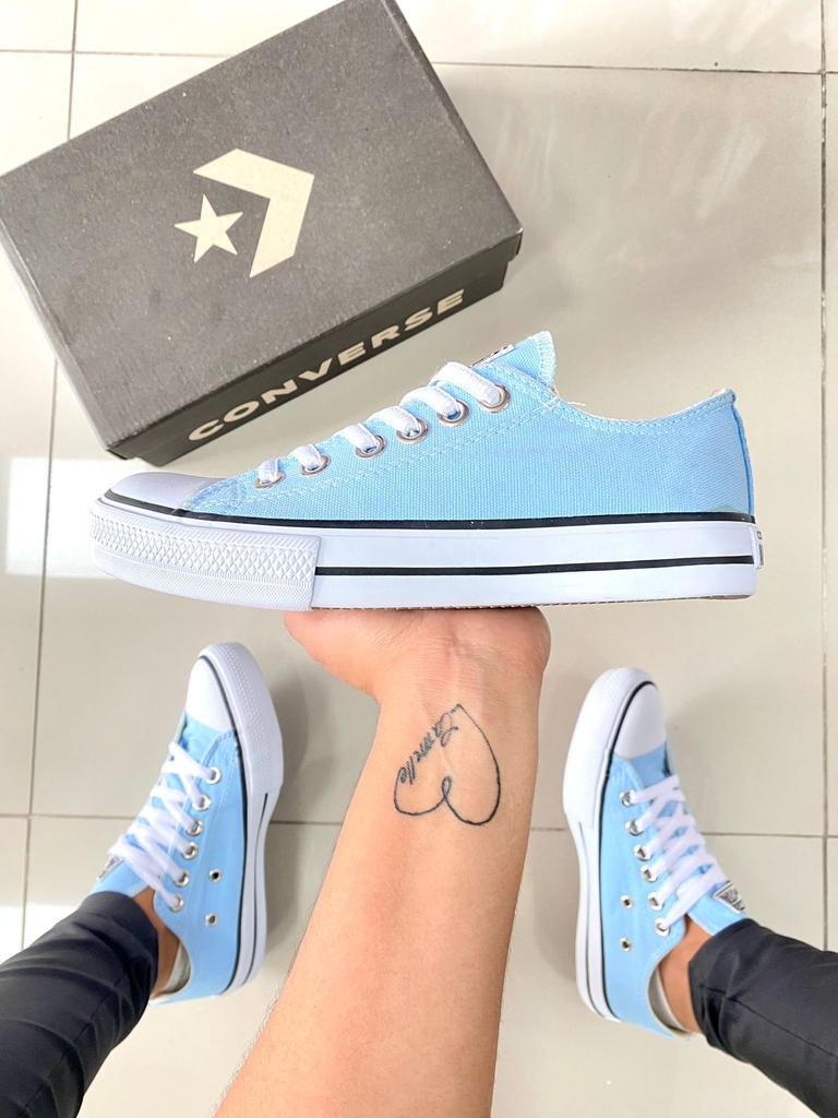 All Star Lona Azul Bebe Comprar em Tenis Mogi