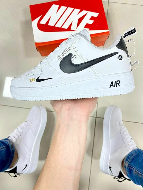 NIKE AIR FORCE BRANCO/PRETO - Comprar em Tenis Mogi