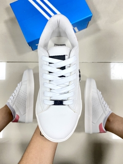 Adidas Originals Premium Branco/Rosa - comprar online
