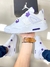 Nike air jordan 4 branco/roxo