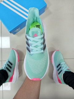 Adidas ultra boost verde/rosa - comprar online