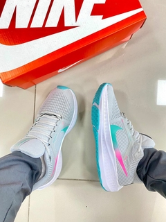 Nike Air pegasus 40 cinza/rosa/verde - loja online