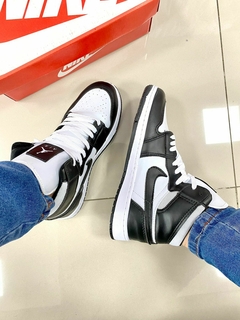 Nike Air Jordan 1 Branco/Preto - loja online