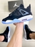 Nike Air Jordan 4 Preto/Azul