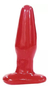 Plug Anal Mediano Rojo (13 cm x 4 ) - Linea Jelly - comprar online