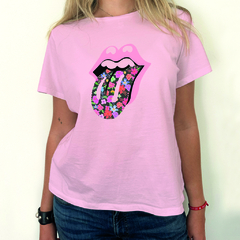 Remera PINK de algodón "Rolling Pink"