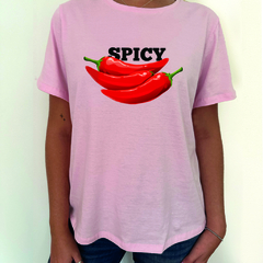 Remera PINK de algodón "Spicy" - comprar online