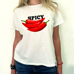 PREVENTA Remera divina de algodón "SPICY"