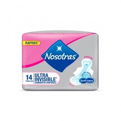 NOSOTRAS Toallas Higiénicas ULTRA INVISIBLE x 14uns - comprar online