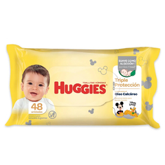 HUGGIES Toallas húmedas TRIPLE PROTECCION x 48uns