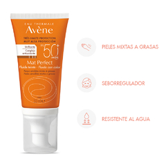 Avene Protector Solar Fluido Mat Perfect con Color FPS50 50ml - Farmacia Cuyo