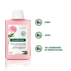 Klorane Shampoo de Peonia 200ml - tienda online