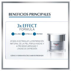 Eucerin Hyaluron-Filler+3x Effect Crema Facial de Noche 50ml - Farmacia Cuyo