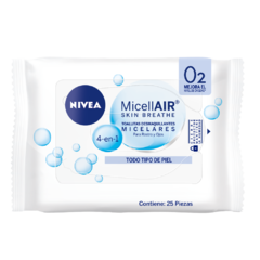 Nivea Toallitas Desmaquillantes Micelar 4en1 25uns