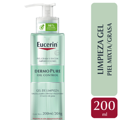 Eucerin Dermopure Oil Control Gel Limpiador 200ml - comprar online