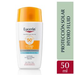 Eucerin Sun Hydro Fluid FPS50+ 50ml - comprar online