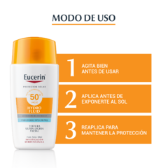 Eucerin Sun Hydro Fluid FPS50+ 50ml - Farmacia Cuyo