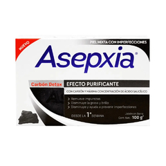 Asepxia Jabon Carbon Detox 100gr