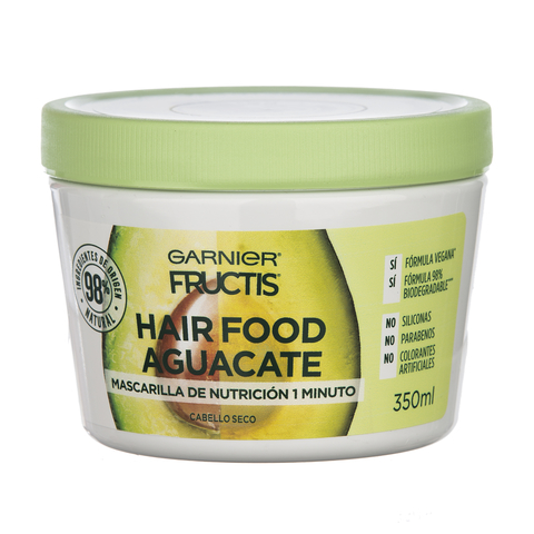 Garnier Tratamiento Hair Food Máscara de Nutrición Fructis con Palta 350ml