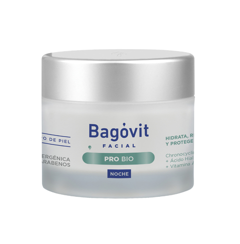 Bagovit Facial Pro Bio Crema Nutritiva y Regeneradora Celular Noche 55g