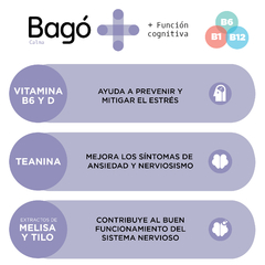 Bago Suplemento Vitaminico Bago+ Calma 30comprimidos en internet
