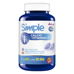 Bago Simple Calcio + Vitamina D 60capsulas