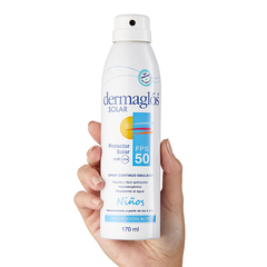 Dermaglos Solar Spray Emulsion Continua para Niños FPS50 170ml en internet