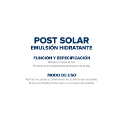 Dermaglos Emulsión Post Solar Hidratante Reparadora 300ml en internet
