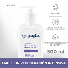 Dermaglos Emulsión Corporal Hidratación + Regeneración 300ml - comprar online