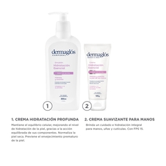 Dermaglos Kit Hidratación Corporal Crema Manos y Emulsión - comprar online