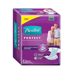 PLENITUD Pañal adultos PROTECT GDE x 8uns