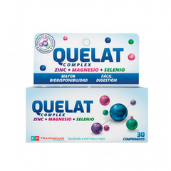 Quelat Suplemento Dietario Mimerales 30compr.