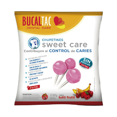 Bucal Tac Sweet Care Chupetines Tutti-Fruti 12un