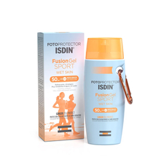 Isdin Fotoprotector Fusion Gel Wet Skin Sport FPS50+ 100ml - comprar online