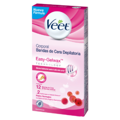 Veet Bandas Depilatorias Corporales Piel Normal 12 unidades