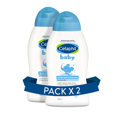 Cetaphil Pack x2 Baby Limpiador de Baño Liquido