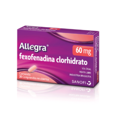 Allegra Fexofenadina 60mg 20comprimidos