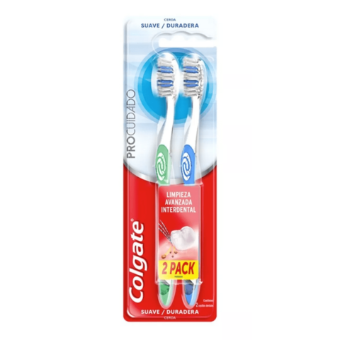Colgate Cepillo Dental Pro Cuidado Suave 2uns
